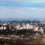 vista aerea de Asuncion- clima- dia 2