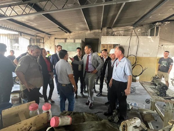 Ministro verificó área siniestrada en la penitenciaría de Tacumbú